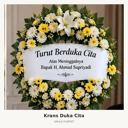Krans Bunga Duka Sukarame Bandar Lampung